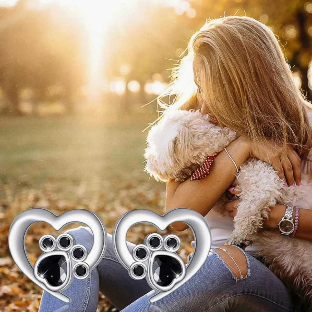 Paw Heart Stud Earrings_6